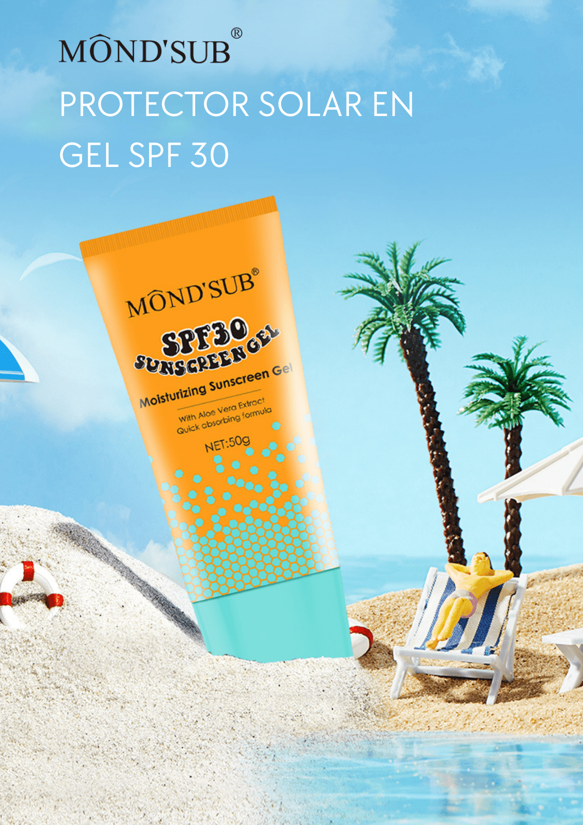 PROTECTOR SOLAR EN GEL SPF 30