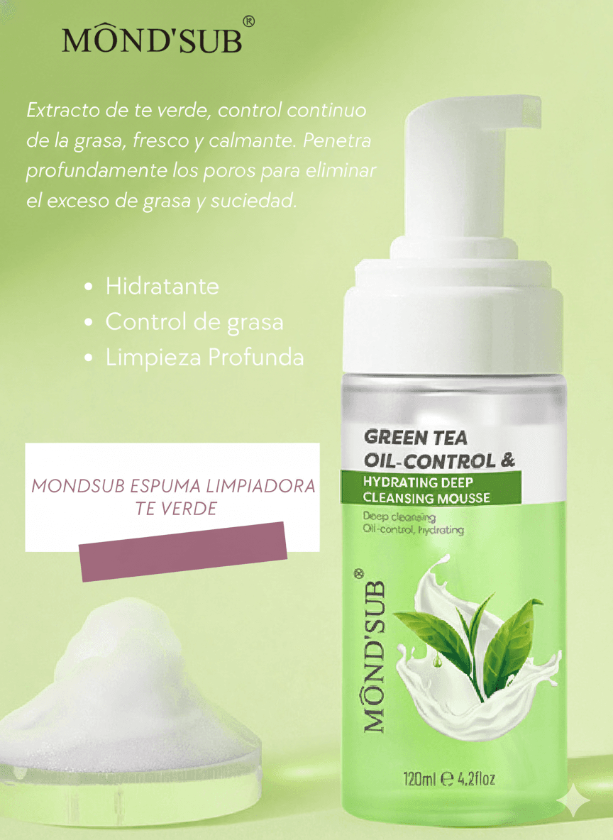 MONDSUB ESPUMA LIMPIADORA TE VERDE