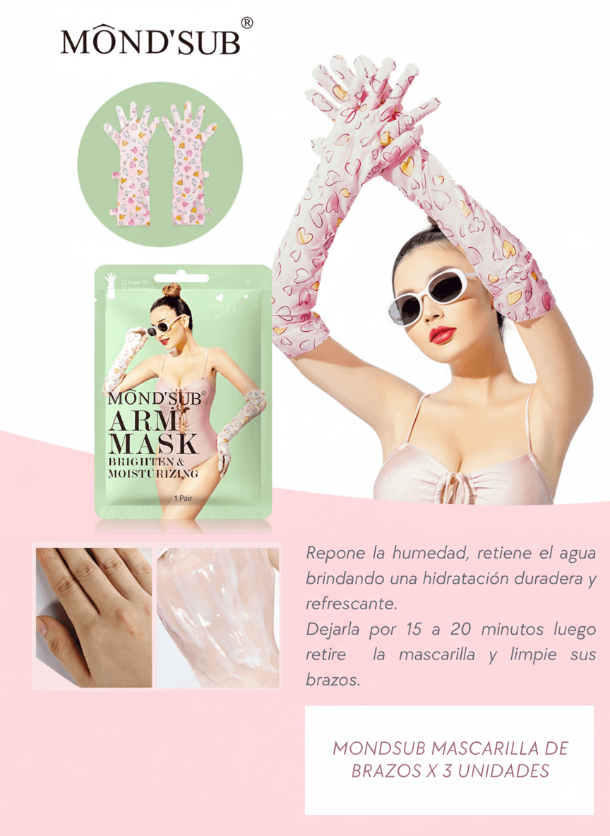 MONDSUB MASCARILLA DE BRAZOS X 3 UNIDADES