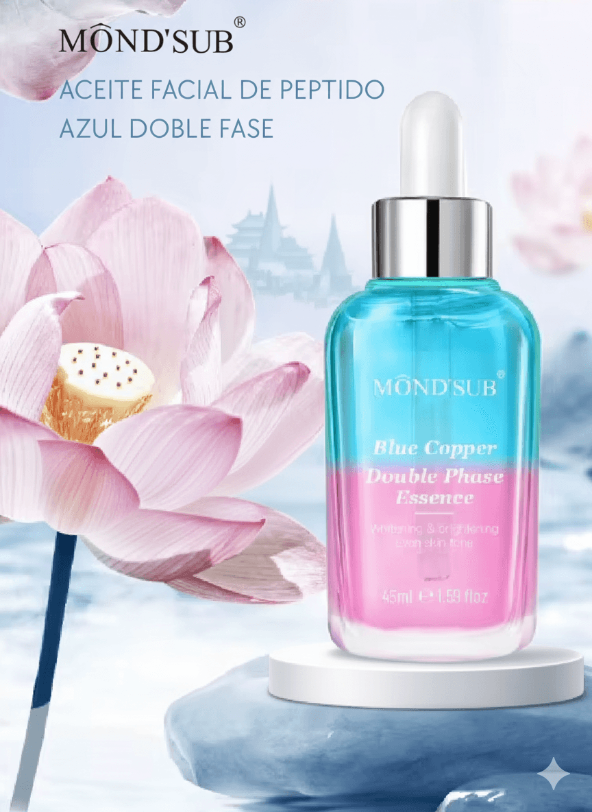 ACEITE FACIAL DE PEPTIDO AZUL DOBLE FASE