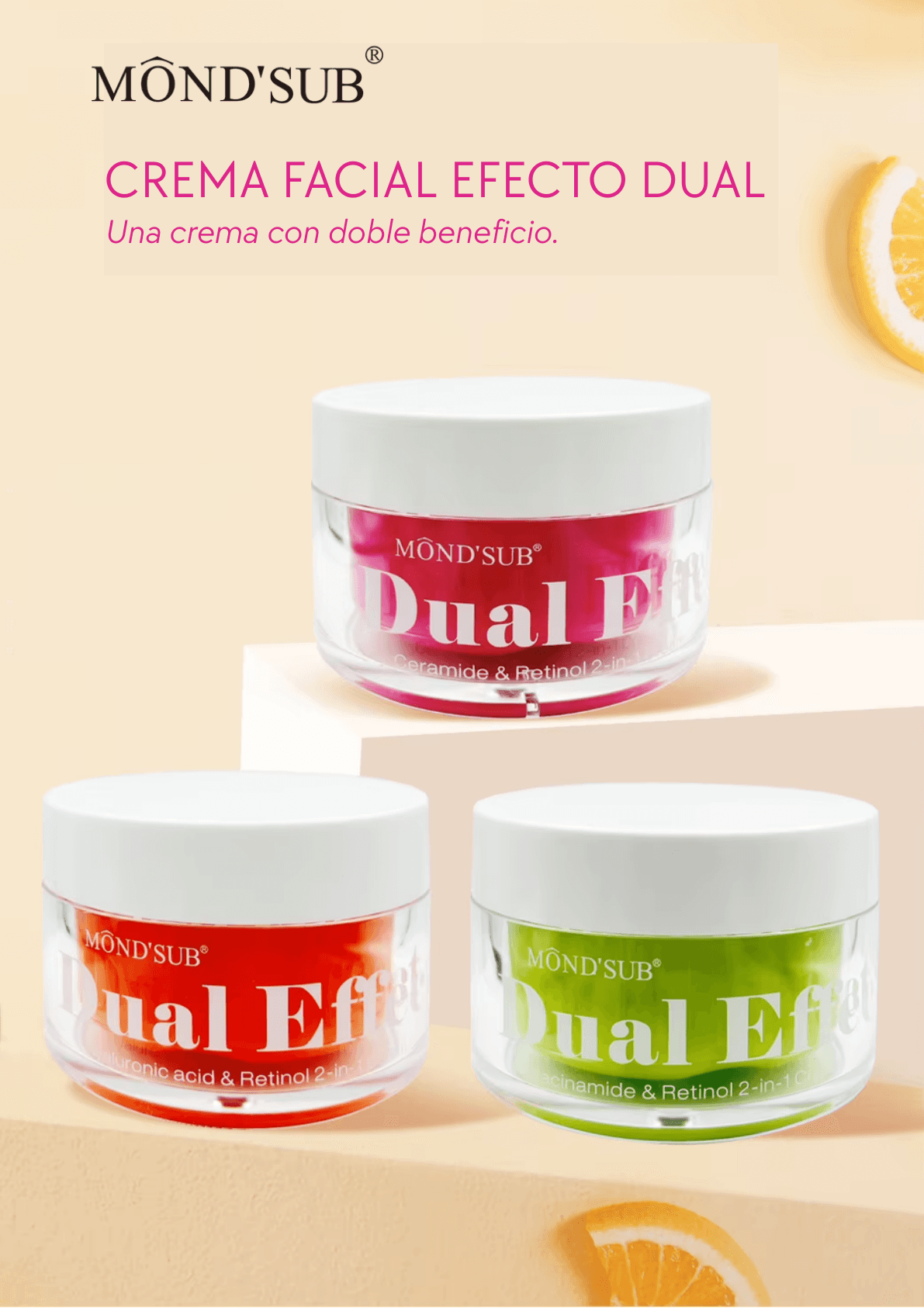 CREMA FACIAL EFECTO DUAL