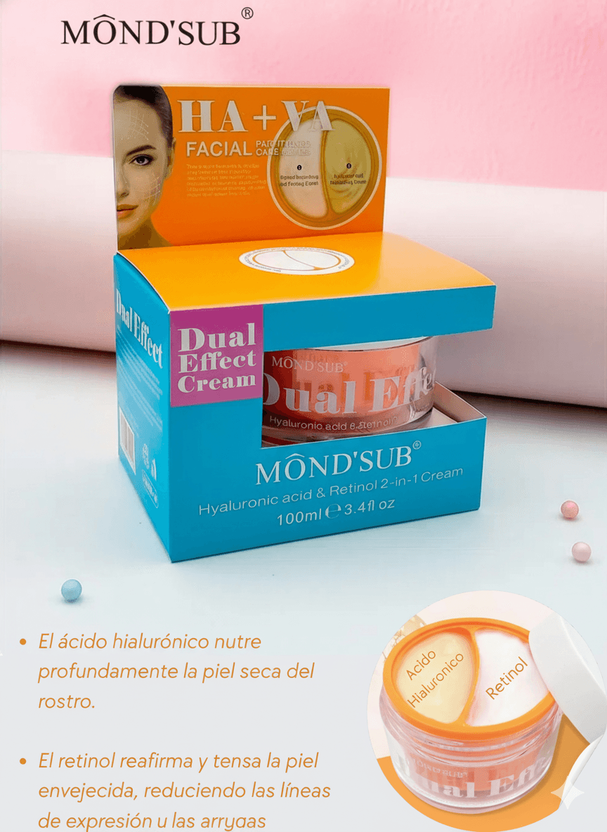 MONDSUB CREMA EFECTO DUAL ACIDO HYALURONICO + RETINOL