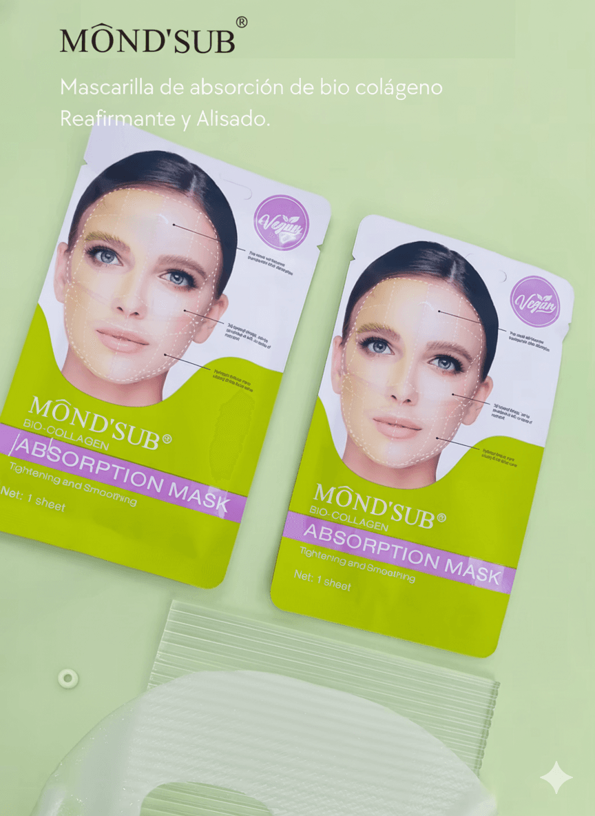 Mascarilla de absorción de bio colágeno MONDSUB 2