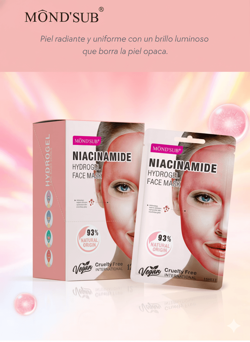 MONDSUB MASCARILLA DE HIDROGEL NIACINAMIDA