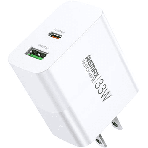 RP-U122 Cargador Rápido Dual de 33W para Dispositivos Apple y Android 3