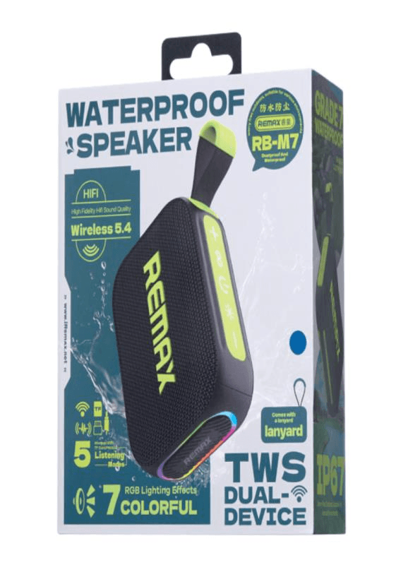RB-M7 Altavoz Portátil Inalámbrico Impermeable de 10W 3