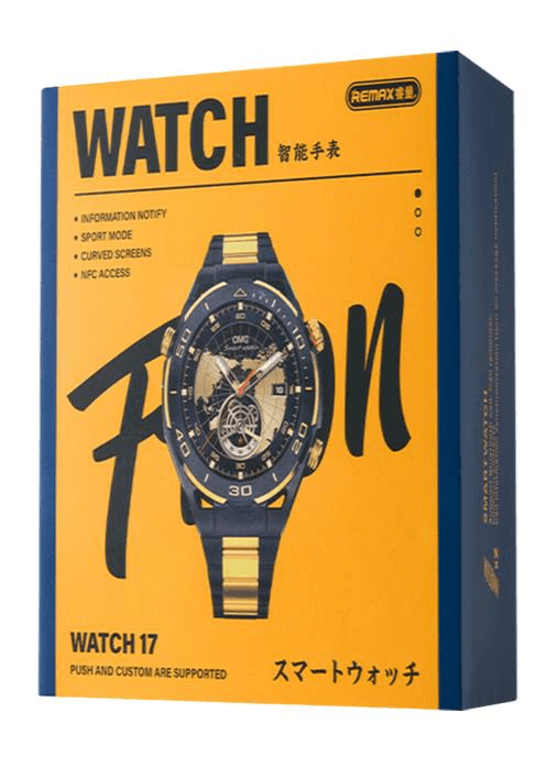 REMAX-SERIES-SMART-WATCH 17 - Reloj Inteligente AMOLED con NFC y Llamadas de Voz HD 2