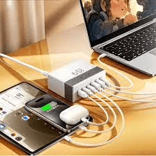 RP-U117 Cargador Rápido 6 en 1 con Tecnología PD y QC para Apple y Android 3