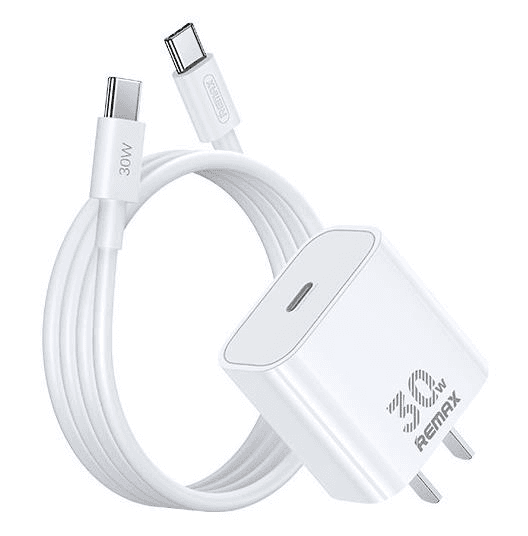 RP-U71 Cargador Rápido 30W con Tecnología GAN y Cable USB-C 2