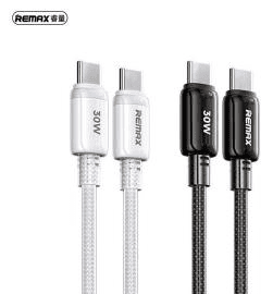 RC-C036 Cable de Datos con Carga Rápida de 30W Compatible con Apple y Android