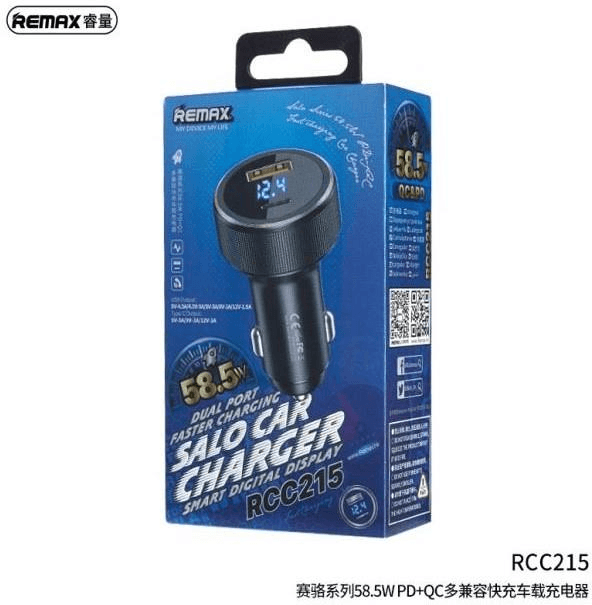 RCC_215 Cargador de Automóvil Inteligente con Carga Rápida QC y PD 2