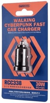 RCC-338 Cargador Rápido para Automóvil con Tecnología PD+QC 2
