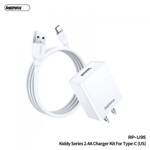 RP-U95 Cargador y Cable de Datos para Apple y Android de 2.4 AMP 3