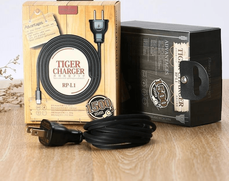 PRODA-TIGER-SERIES Cargador de Alta Eficiencia con Cable Textil Duradero