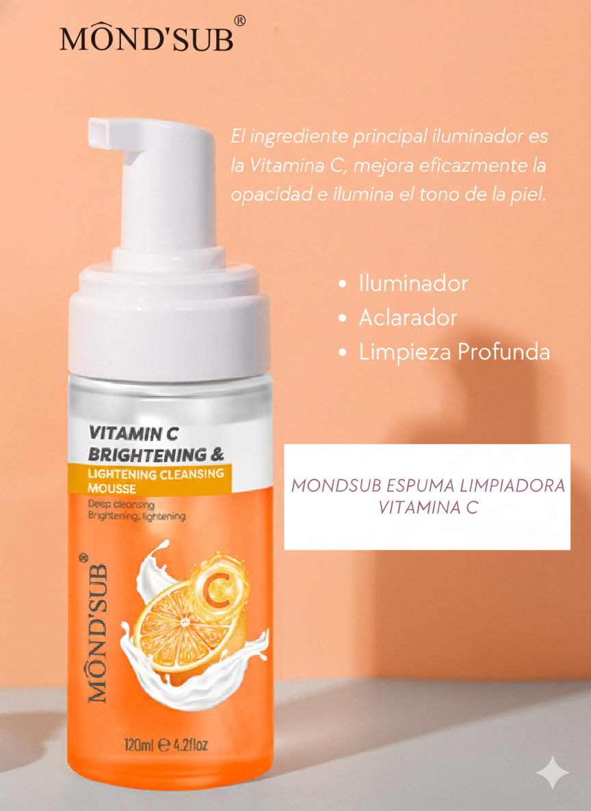 MONDSUB ESPUMA LIMPIADORA VITAMINA C