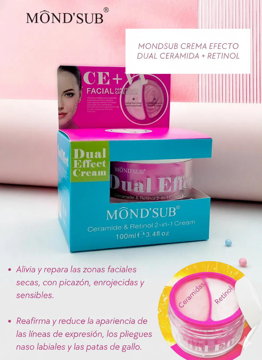 MONDSUB CREMA EFECTO DUAL CERAMIDA + RETINOL