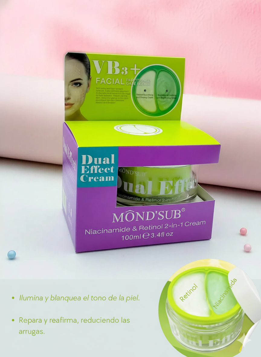 MONDSUB CREMA EFECTO DUAL NIACINAMIDA + RETINOL