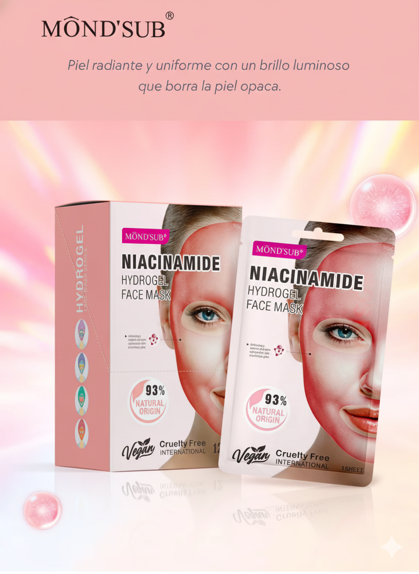 MONDSUB MASCARILLA DE HIDROGEL NIACINAMIDA