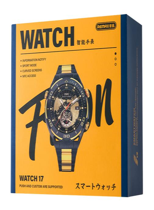 REMAX-SERIES-SMART-WATCH 17 - Reloj Inteligente AMOLED con NFC y Llamadas de Voz HD imagen 2