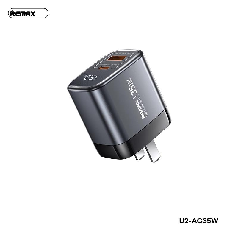 U2-AC35W - Cargador USB de 35W con Tecnología GAN y Pantalla Digital imagen 3