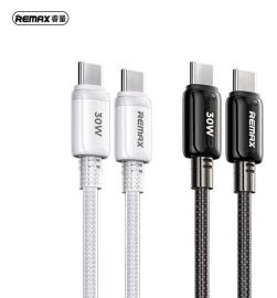 RC-C036 Cable de Datos con Carga Rápida de 30W Compatible con Apple y Android