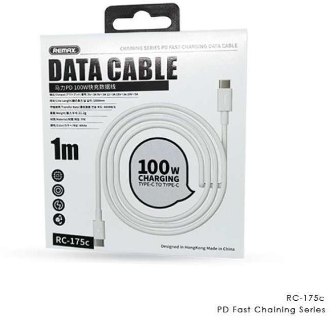 RC-175 Cable USB C con Carga Rápida PD 100W imagen 2
